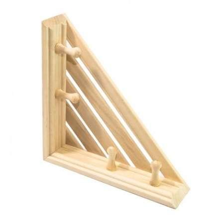 Полка угловая с вешалкой 4 рожка М-46 в Слуцке