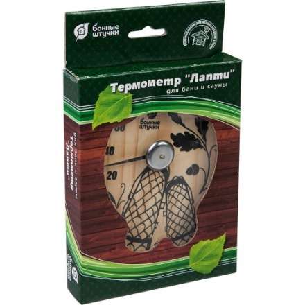 Термометр Лапти для бани и сауны 18040 в Слуцке