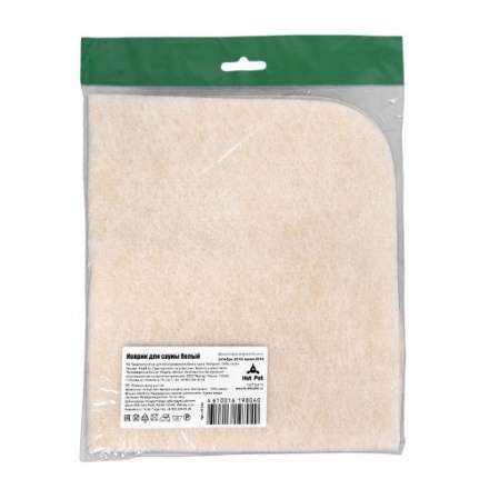 Коврик для бани белый 41216 в Слуцке