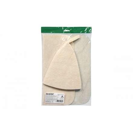 Набор из двух предметов (Шапка, коврик) белый 41217 в Слуцке