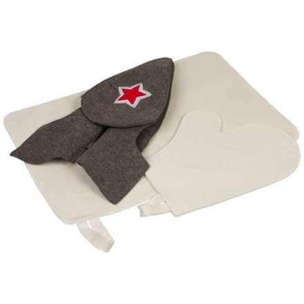 Набор из 3-х предметов (шапка Будёновка, рукавица, коврик) 41096 в Слуцке