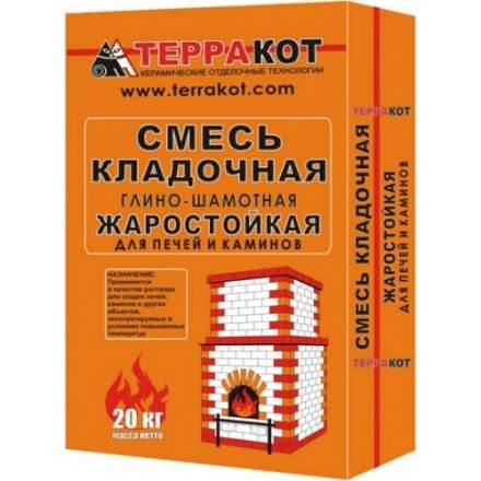 Смесь кладочная глино-шамотная 20кг в Слуцке