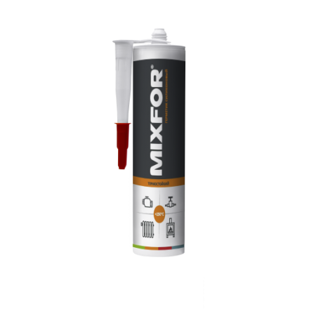 Герметик термостойкий силиконовый MIXFOR HiTemp МТ-79 купить в Слуцке