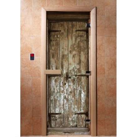 Дверь для сауны Doorwood с фотопечатью A028 1900x700 в Слуцке