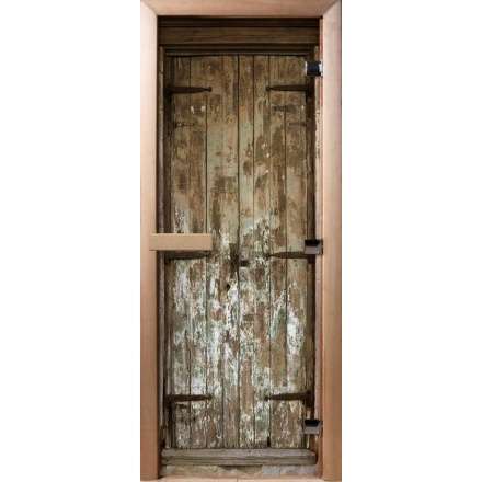 Дверь для сауны Doorwood с фотопечатью A028 1900x700 в Слуцке