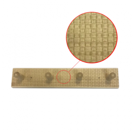 Вешалка 4-х рожковая с тиснением Рогожка купить в Слуцке