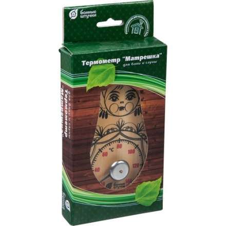 Термометр Матрёшка для бани и сауны 18046 в Слуцке