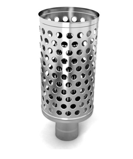 Каменка натрубная ДИЗЕЛЬ, ф115, 1/0,5мм, нерж/нерж в Слуцке