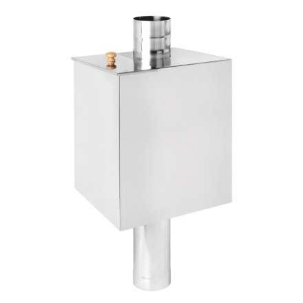 Бак Везувий нерж. 80 л на трубе d120 (прямоуг.) в Слуцке