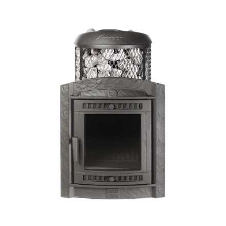 Печь банная ProMetall Атмосфера L комбинированная сетка-ламель Окаменевшее дерево в Слуцке