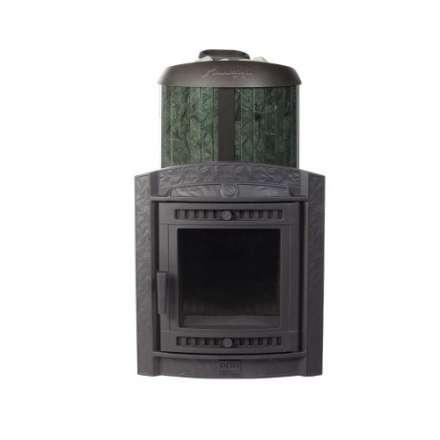 Печь банная ProMetall Атмосфера L+ в ламелях Верде Гватемала наборный рисунок в Слуцке