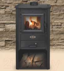 Печь-камин Blist Oganj N чугунная дверца серая фото в Слуцке