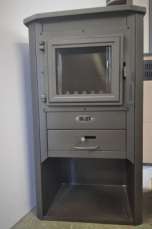 Печь-камин Blist Oganj N чугунная дверца серая фото в Слуцке