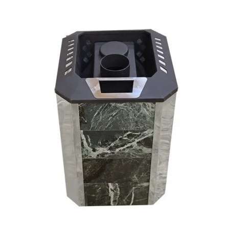 Печь банная Пегас 16 со стеклом в камне змеевик в Слуцке