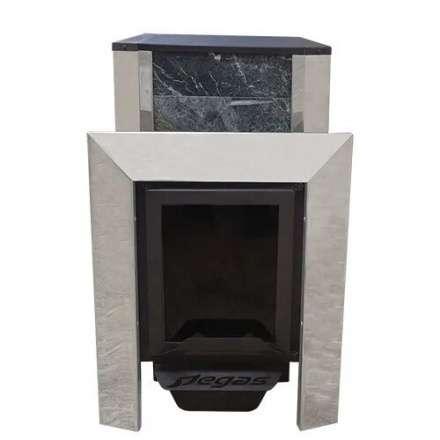 Печь банная Пегас 16 со стеклом в камне змеевик в Слуцке