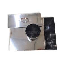 Бак самоварный Прямоугольный d115 мм, 80л; AISI430- 1,0мм в Слуцке