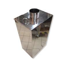 Бак самоварный Прямоугольный d115 мм, 80л; AISI430- 1,0мм в Слуцке