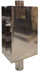 Бак самоварный Прямоугольный d115 мм, 80л; AISI430- 1,0мм в Слуцке