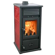 Купить Печь THERMO VESTA PLUS красная (с теплообменником) в Слуцке в Слуцке