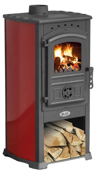 Печь-камин Blist Zar красная в Слуцке