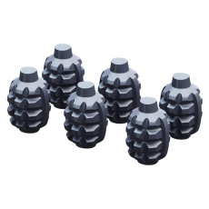 Комплект чугунного заряда (граната) 6шт купить в Слуцке