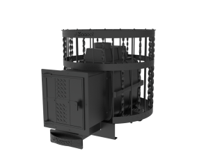 Чугунная банная печь Kennet Бастион 22 сетка витая в Слуцке