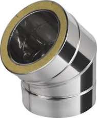 Сэндвич-Колено (Отвод) 45 304/430 0.8, изол. 50 мм купить в Слуцке