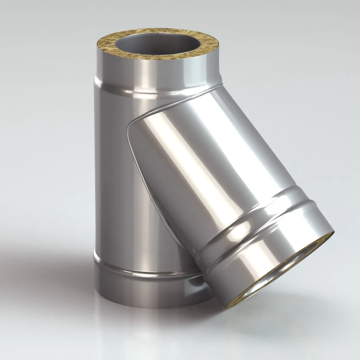 Сэндвич-тройник 45 304/430 0.8, изол. 50 мм купить в Слуцке