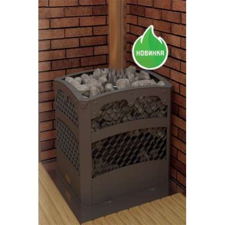 Печь для бани Теплодар БЫЛИНА-СЕТКА-12Ч Панорама (1.2) (без двери БЫЛИНА 16 обрамления) в Слуцке