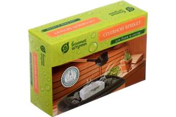 Соляной брикет 15*10*5 см, 1300 г для бани и сауны купить в Слуцке