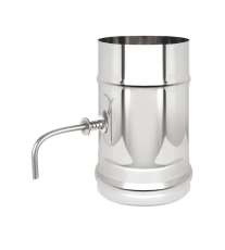 Шибер нерж. поворотный (AISI 430/0,5мм) купить в Слуцке