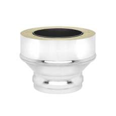 Переход на сэндвич нерж. (AISI 304 0,8мм/0,5мм) д.150х220 (ММ) купить в Слуцке