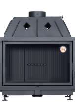 Каминная топка Экокамин Альфа 1000 B подовая черный шамот в Слуцке
