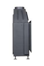 Каминная топка Экокамин Альфа 1000 B подовая черный шамот в Слуцке