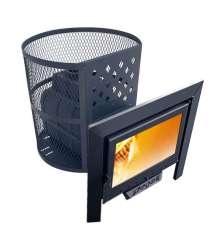 Печь Пегас Легион 16 чугун панорамная дверь Амазонка бай фото в Слуцке