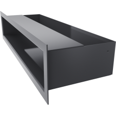 Решетка люфт 90х400 (графит) купить в Слуцке