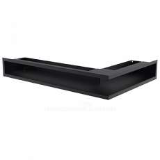 Решетка люфт угловая левая 400х600х90 (графит) Амазонка бай фото в Слуцке