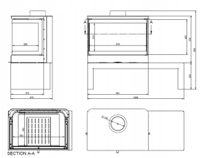 Печь-камин KFD STO MAX 14 3F Амазонка бай фото в Слуцке