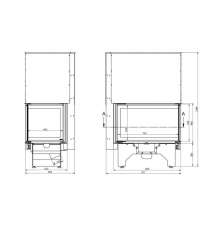 Каминная топка KFD ECO iLUX 90 LH/RH в Слуцке