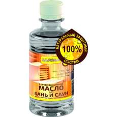 Масло для защиты полков в саунах и банях SAFORA / 0,25 л купить в Слуцке