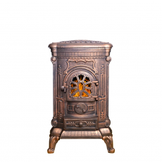 Чугунная ПЕЧЬ-КАМИН Везувий А-07 Медь в Слуцке