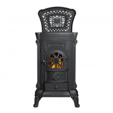 Чугунная ПЕЧЬ-КАМИН Везувий А-07 Антрацит в Слуцке