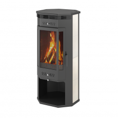 Печь-Камин ASTON 11кВт (180 м3) угловой в Слуцке