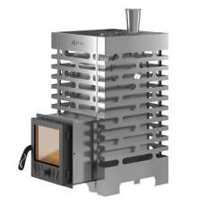 Печь для бани Везувий ASTON 16 INOX стекло в Слуцке