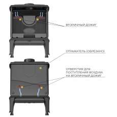 Печь-камин EVEREST F11 в Слуцке