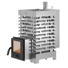 Печь для бани Везувий ASTON 16 INOX стекло АКВА в Слуцке