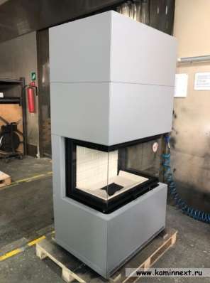 Камин Родос 800 ЧЕРНЫЙ шамот черный в Слуцке
