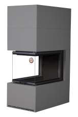 Камин Родос 900 ГРАФИТ, шамот черный в Слуцке