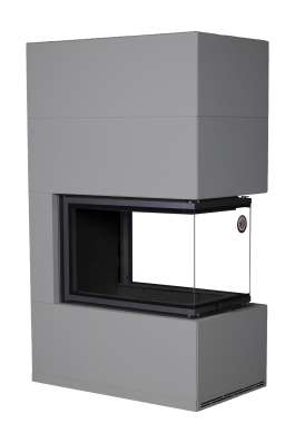 Камин Родос 900 ГРАФИТ, шамот черный в Слуцке