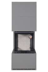 Камин Родос 900 ГРАФИТ, шамот белый в Слуцке